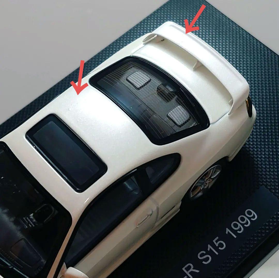 《未使用》EBBRO　ニッサン　シルビア　スペックR　 S15　1999　白