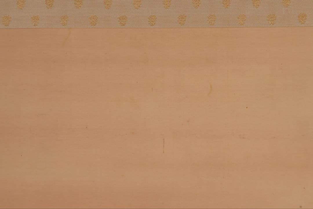 【模写】日本画 益田楳岳 花鳥 雀 草花 絹本 掛軸 MB160