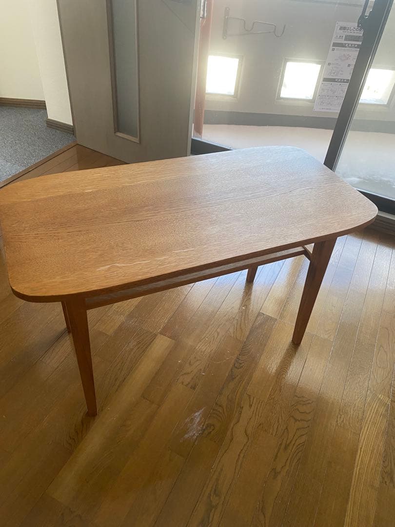 unico  オーク材 カフェテーブル