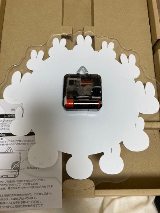 ミッフィー  時計　アクリルクロック