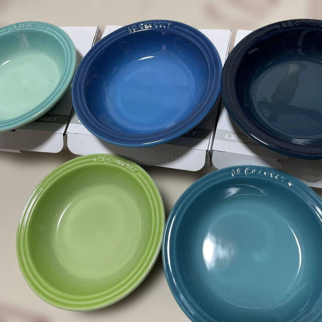 《新品》レア!5色 ルクルーゼ ラウンドディッシュ 15cm