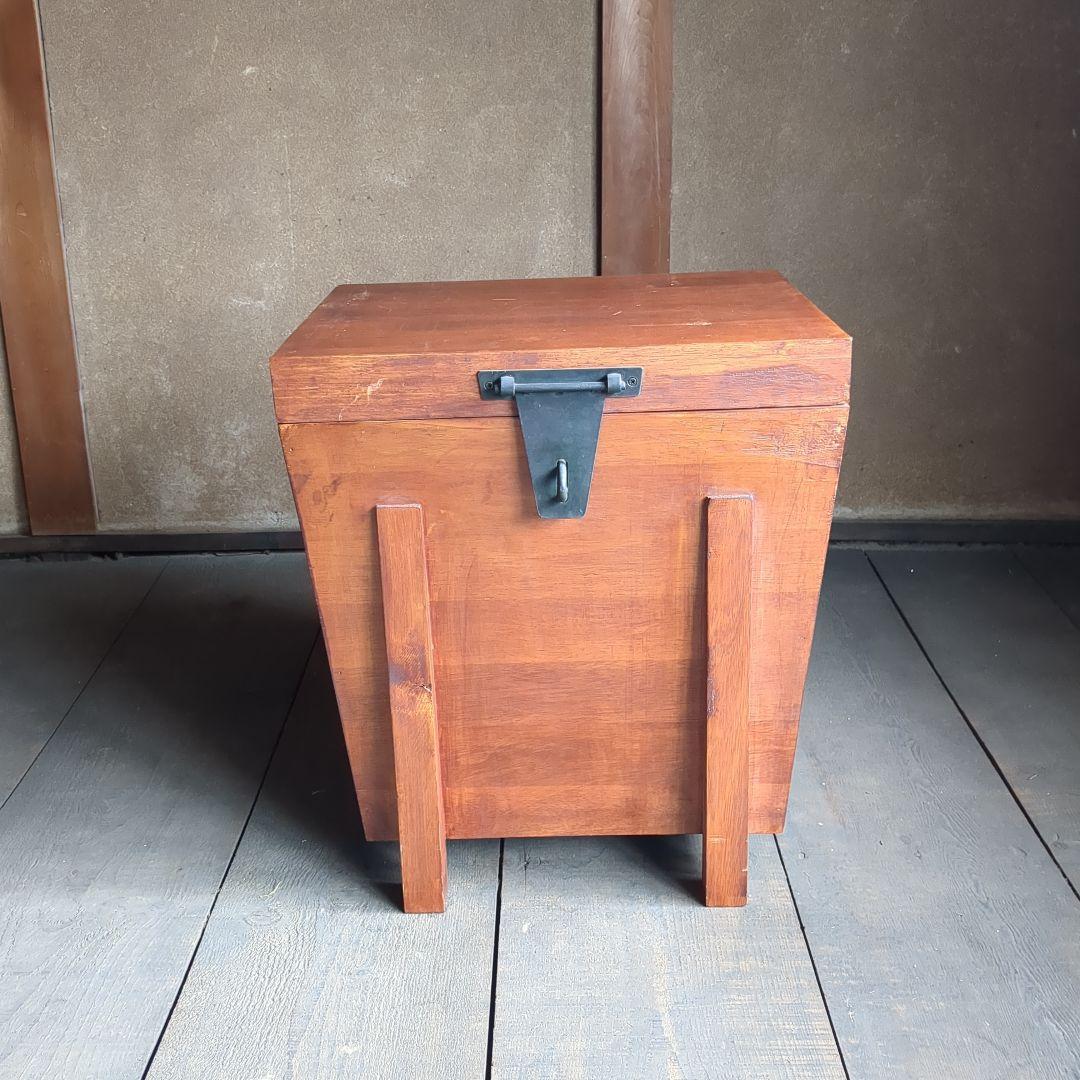 トランクボックス　収納ボックス　収納箱　道具箱　木箱　古道具