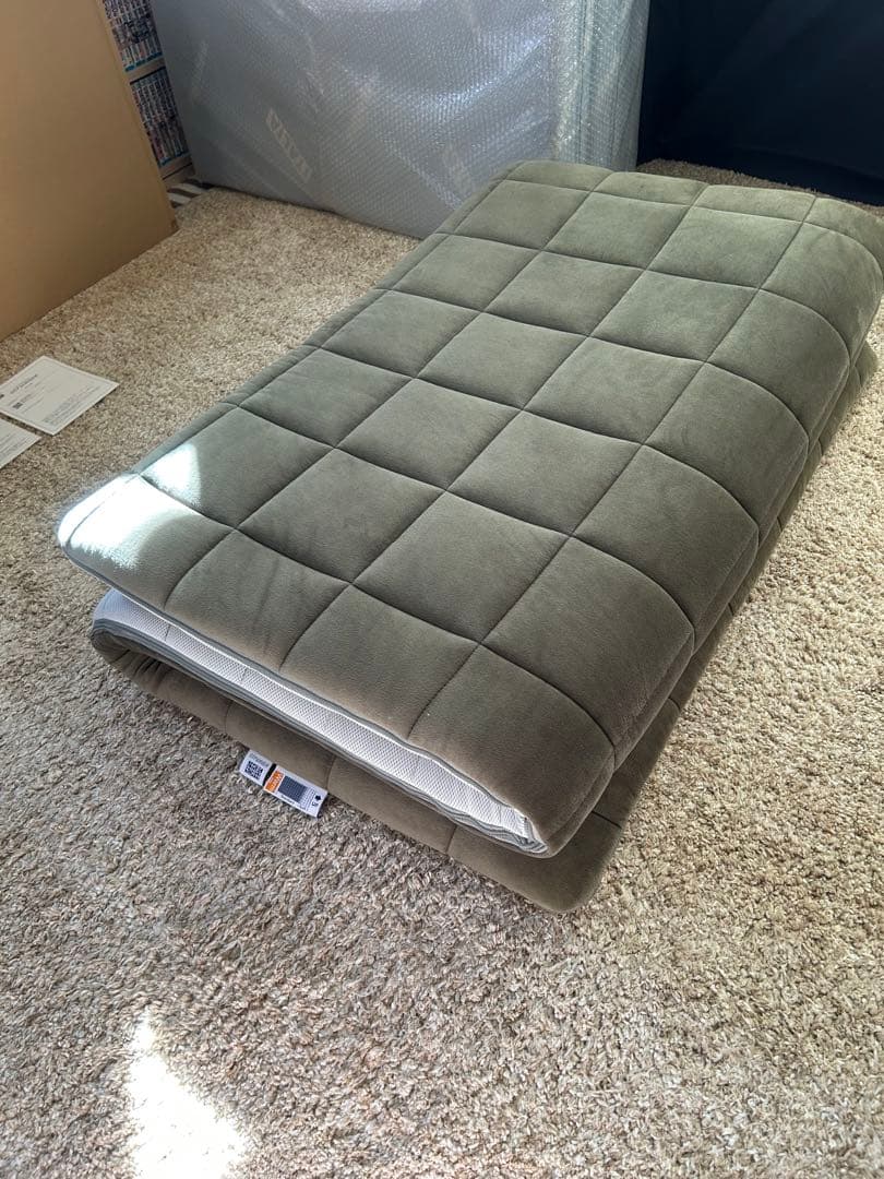 エアウィーブ　四季布団　敷布団 《シングル》カバー限定色オリーブ・グリーン