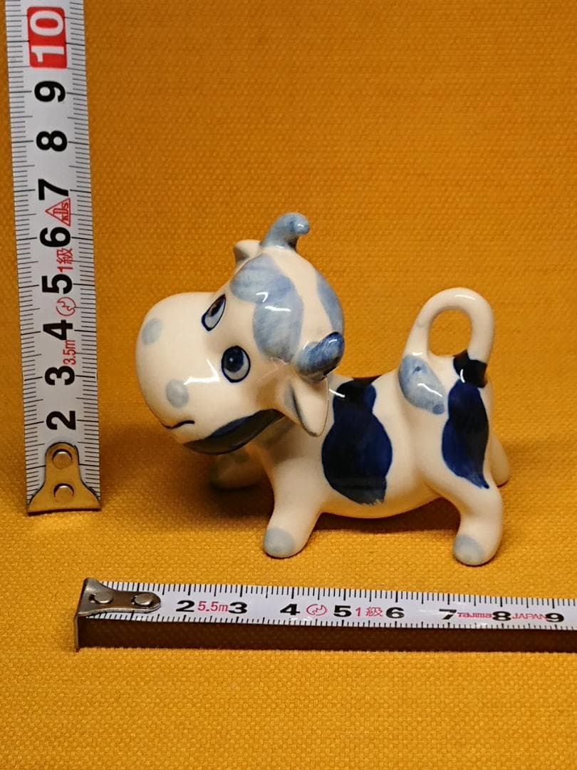 うし　牛　陶器　オブジェ　置物　インテリア　工芸品　美術品　A1502