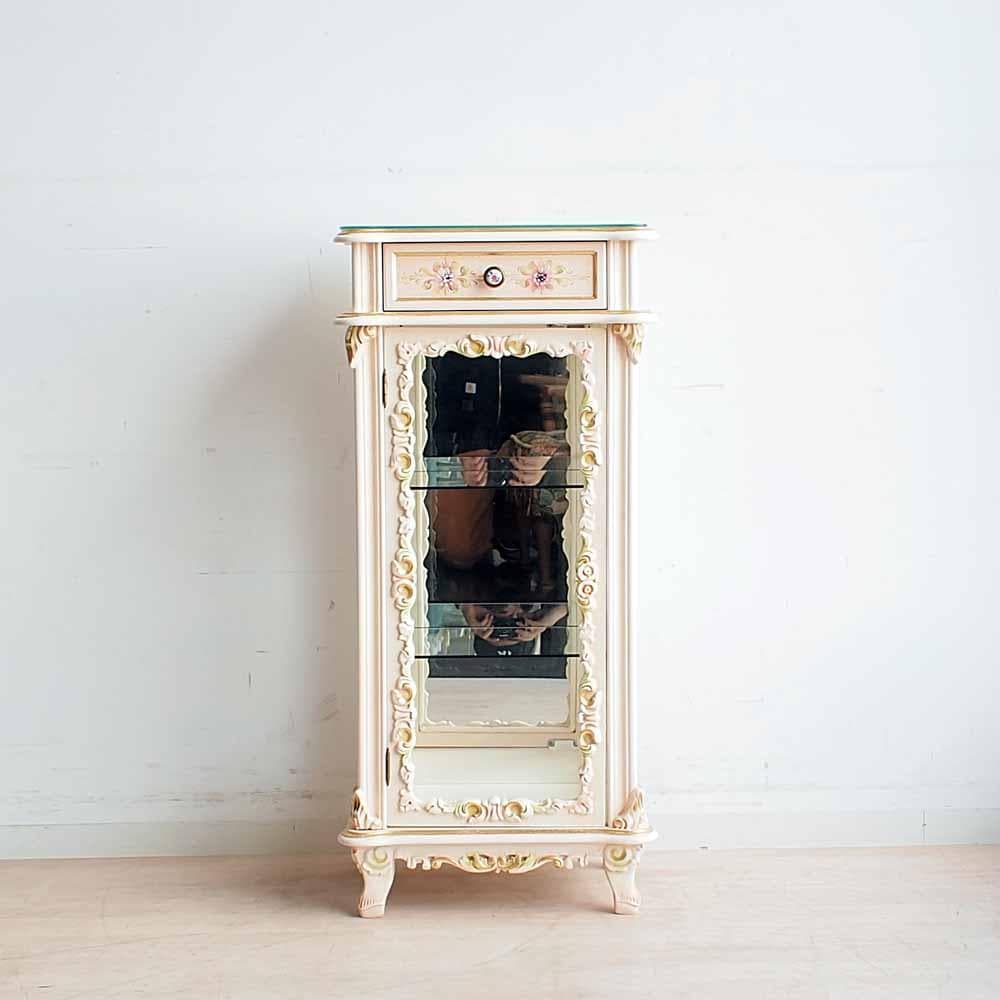 ロココ調 クラシカル ガラスキャビネット B ZR24409