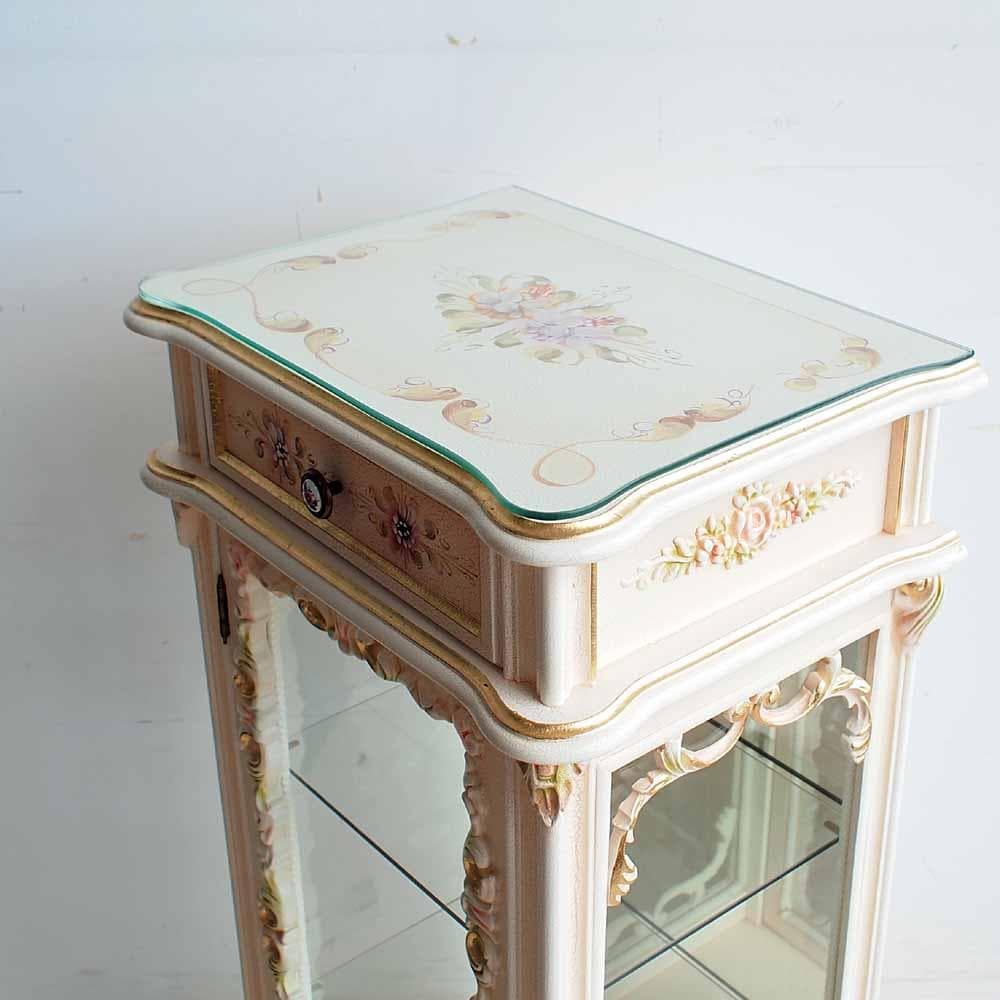 ロココ調 クラシカル ガラスキャビネット B ZR24409