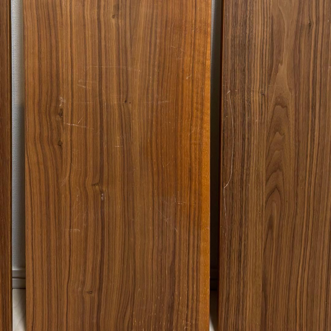 無印良品 MUJI スタッキングシェルフ・ワイド・追加2段 ウォールナット材