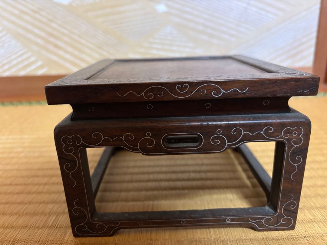 古家具 古道具 アンティーク 花台 飾り台 展示台 香炉台 古美術 骨董