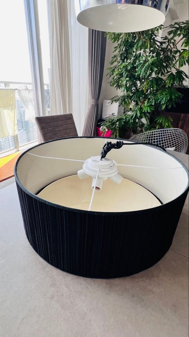 オーデリック シーリングライト ブラック プリーツ