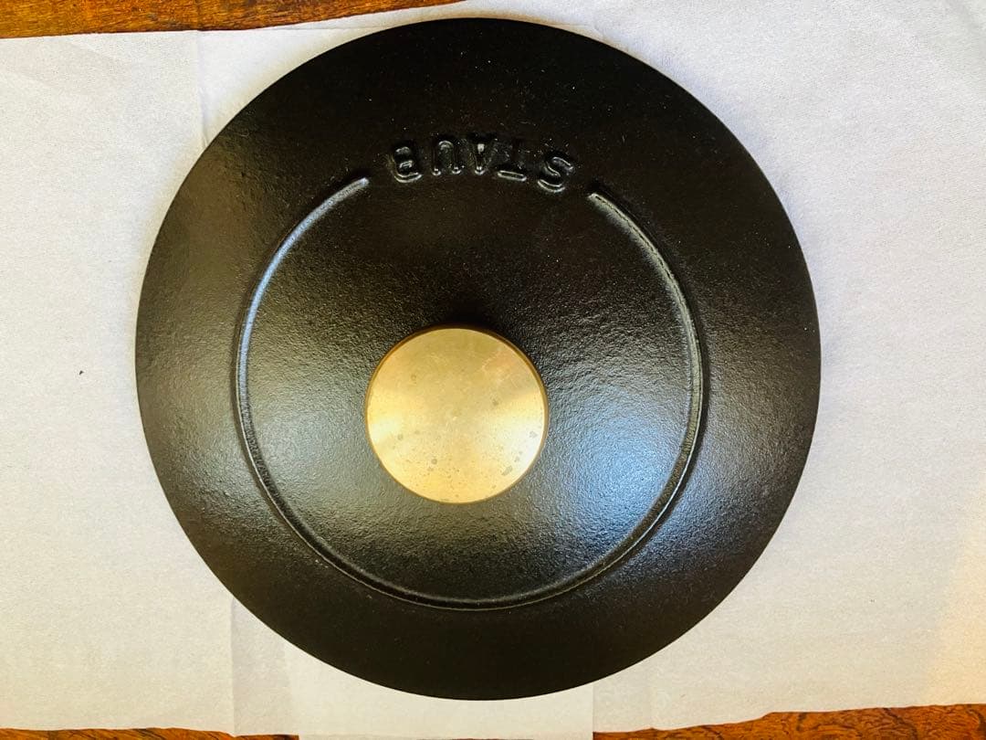 ストウブstaub　WA-NABE 16センチ　ブラック　鋳物ホーロー鍋