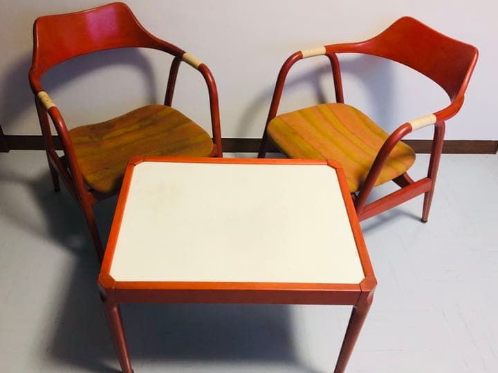 ジャパンヴィンテージ 飛騨工芸 キツツキ アイガー チェア　テーブル C