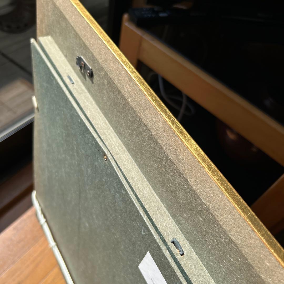 絵画　油彩画　少女　進徹　「黄色いブラウス」