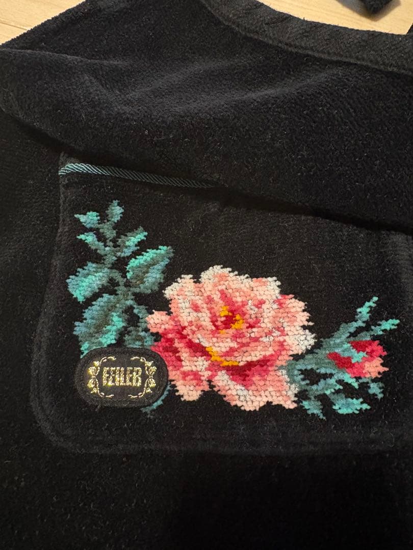 FEILERエプロン　フェイラー　ブラック　黒　エプロン