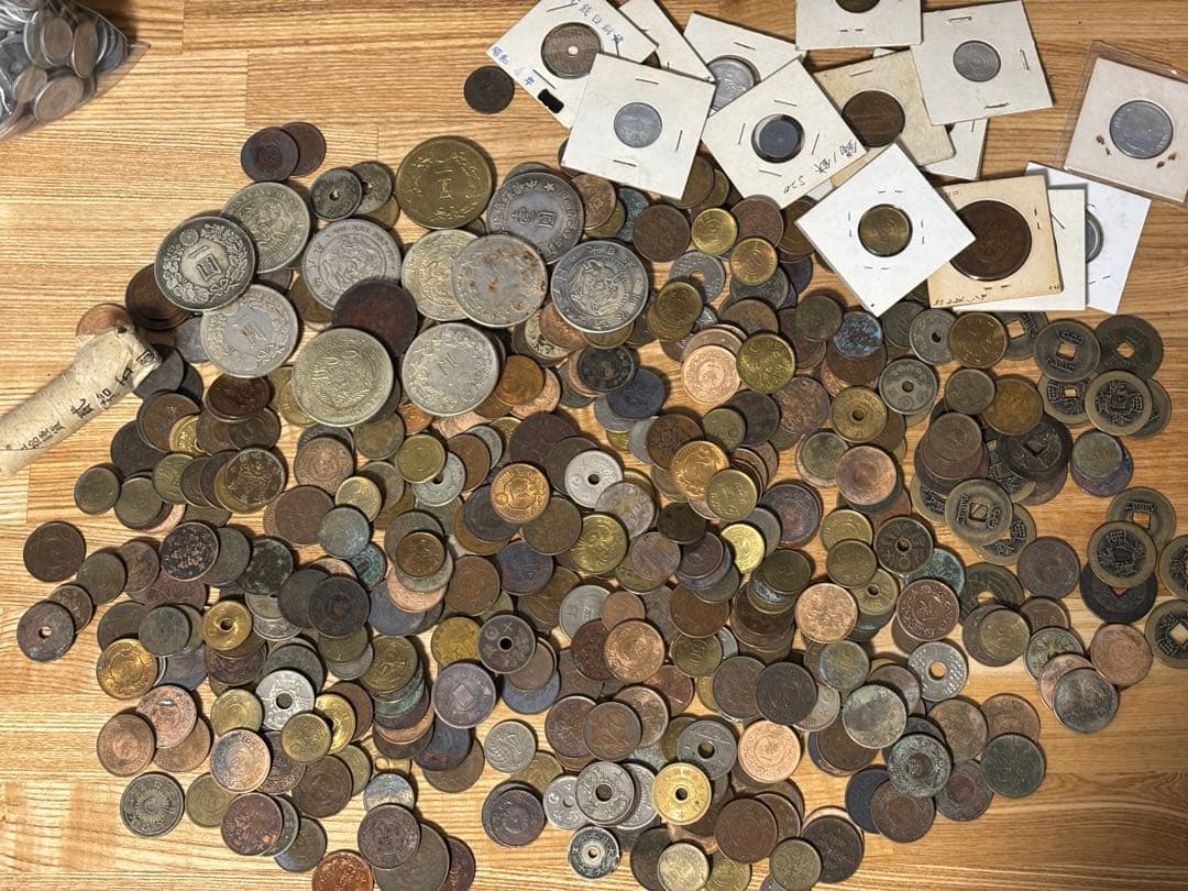 ま*も様 古銭　雑銭￼　一園銀貨　まとめ売り　4265g 寛永通宝　4.2kg