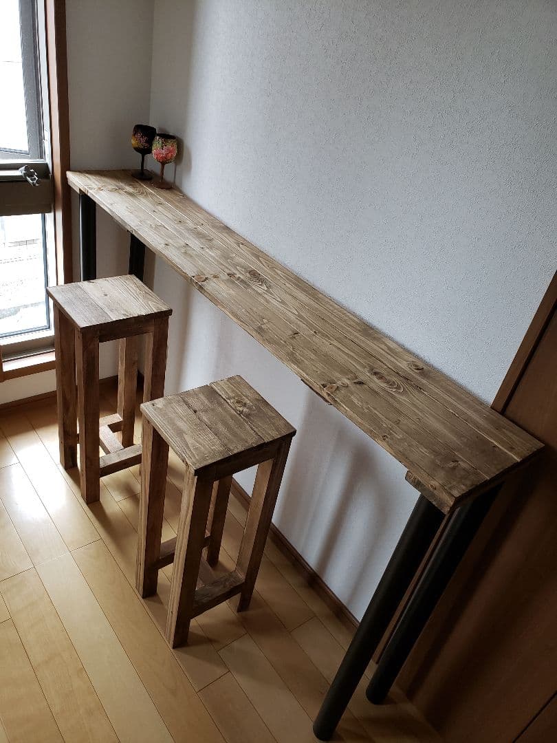 【家財便送料込み】200 アンティークロングテーブル