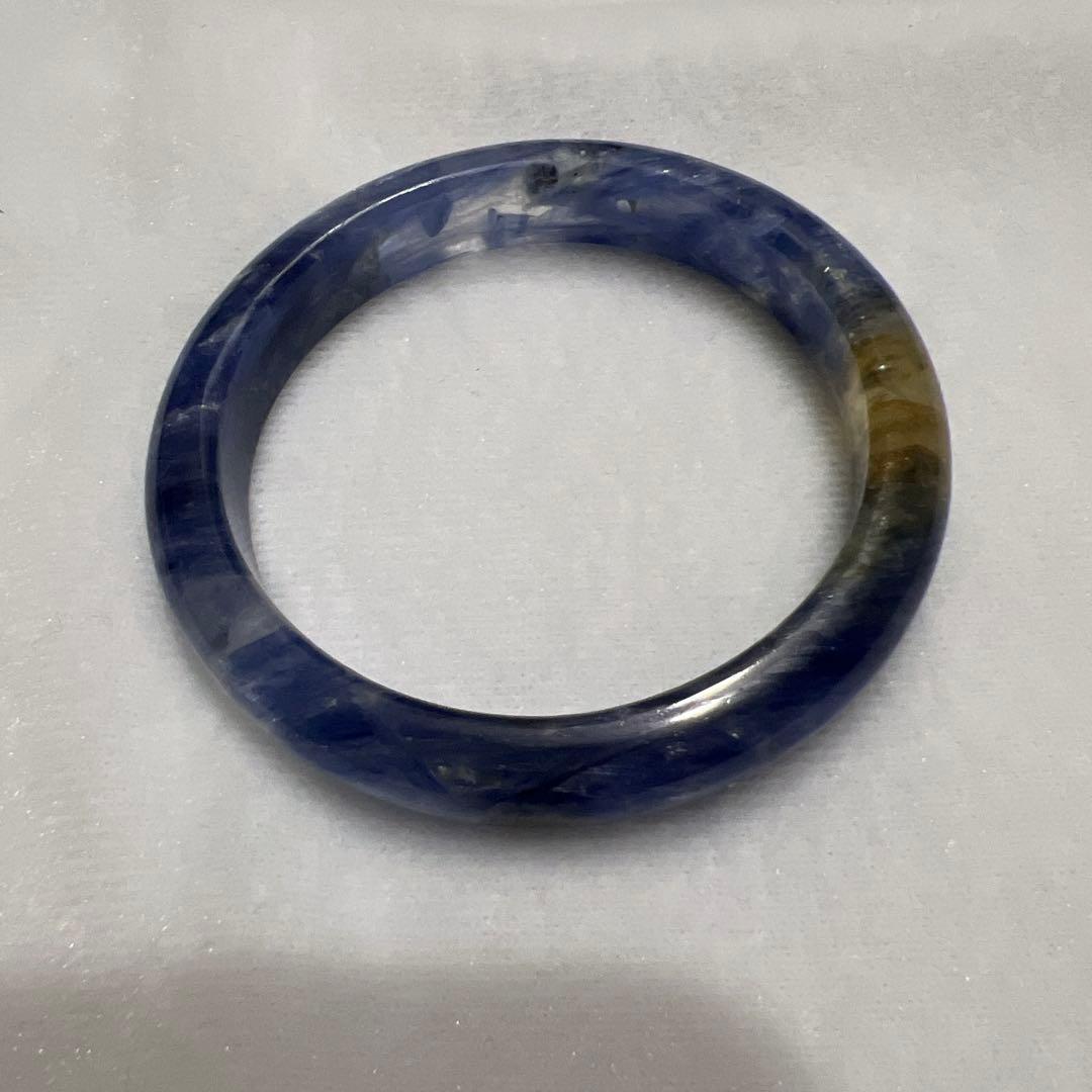 カイヤナイトシリカ青色 バングル 約59mm