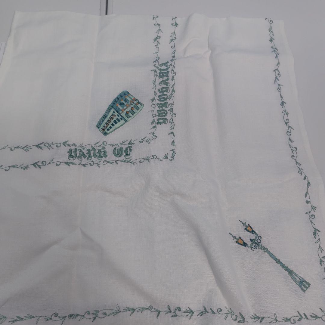 レア物　近沢レース　テーブルクロス 横浜銀行　記念