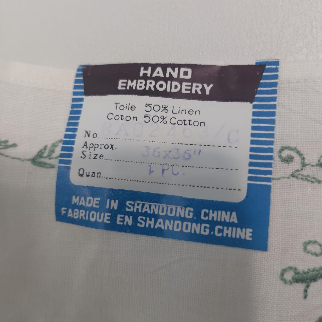 レア物　近沢レース　テーブルクロス 横浜銀行　記念