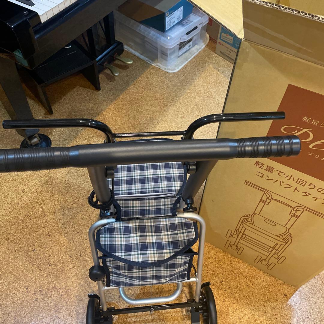 軽量シルバーカー プライ チェック柄