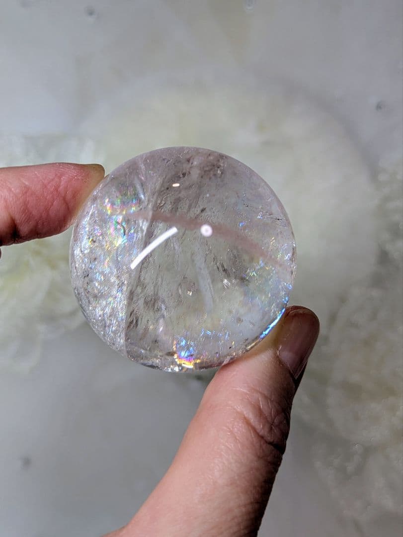 ♡ピンクアゼツライト（通称） ピンククリアクォーツ　スフィア♡