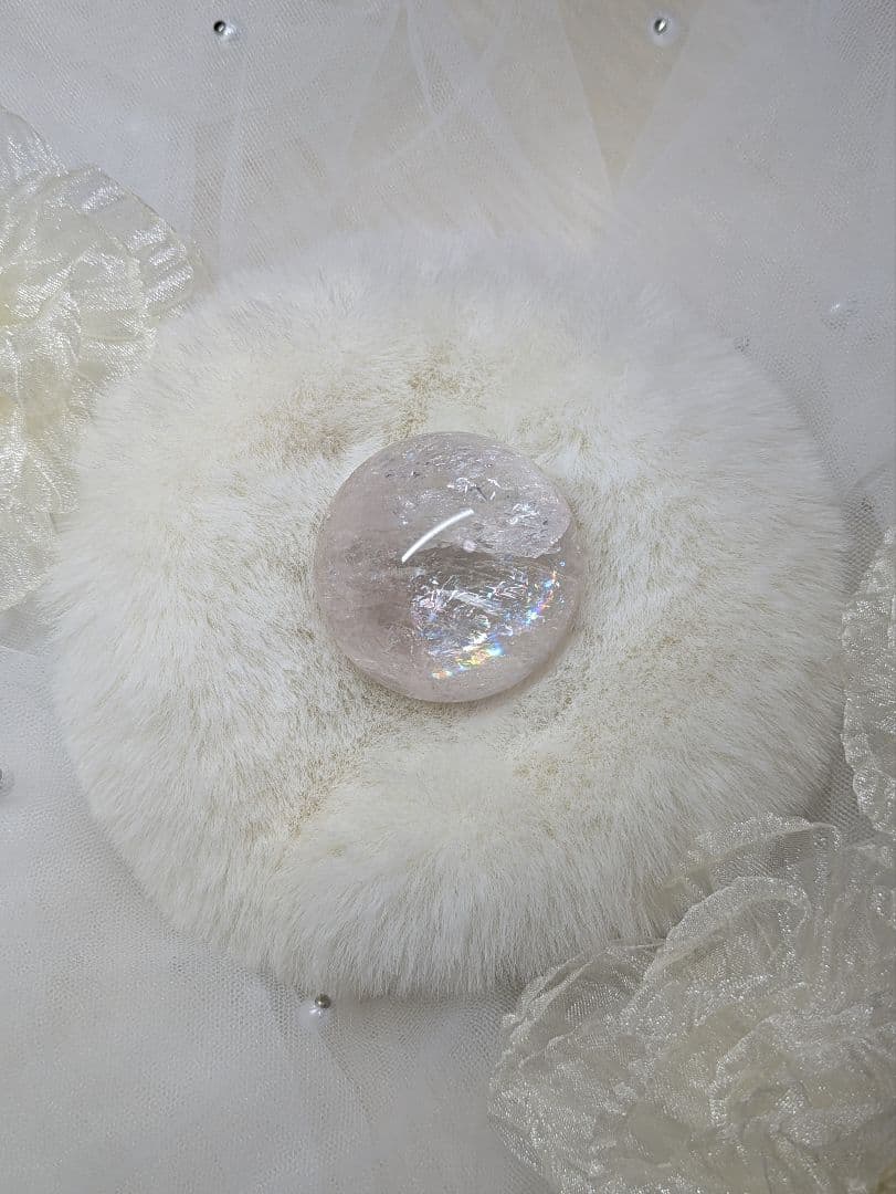 ♡ピンクアゼツライト（通称） ピンククリアクォーツ　スフィア♡