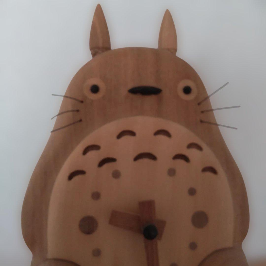 となりのトトロ 木製置時計・掛け時計