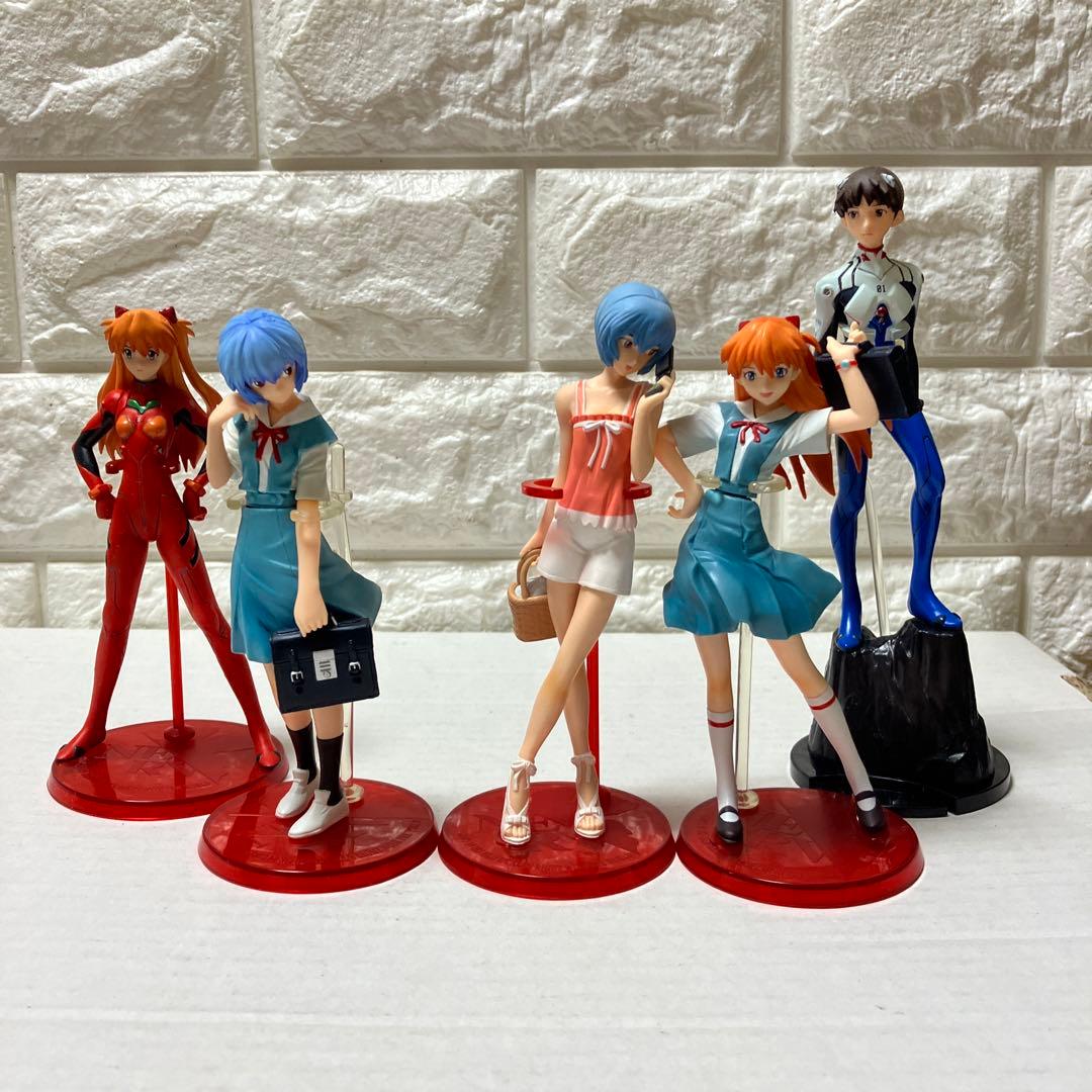 エヴァンゲリオン フィギュアセット 猪狩シンジアスカラングレー綾波
