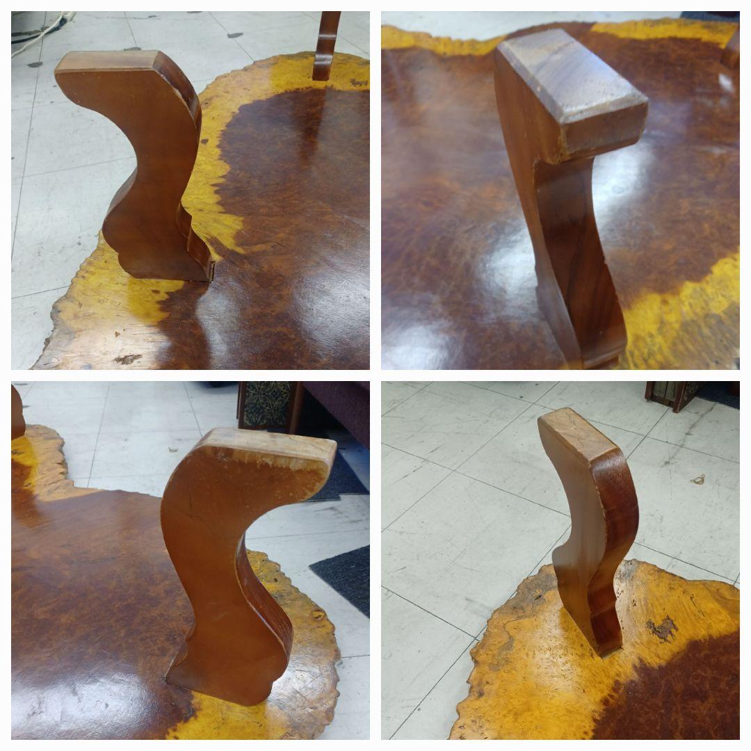 特大高級花梨材　玉杢　葡萄杢　座卓　玉杢　一枚板　無垢材　銘木　瘤木　本花梨