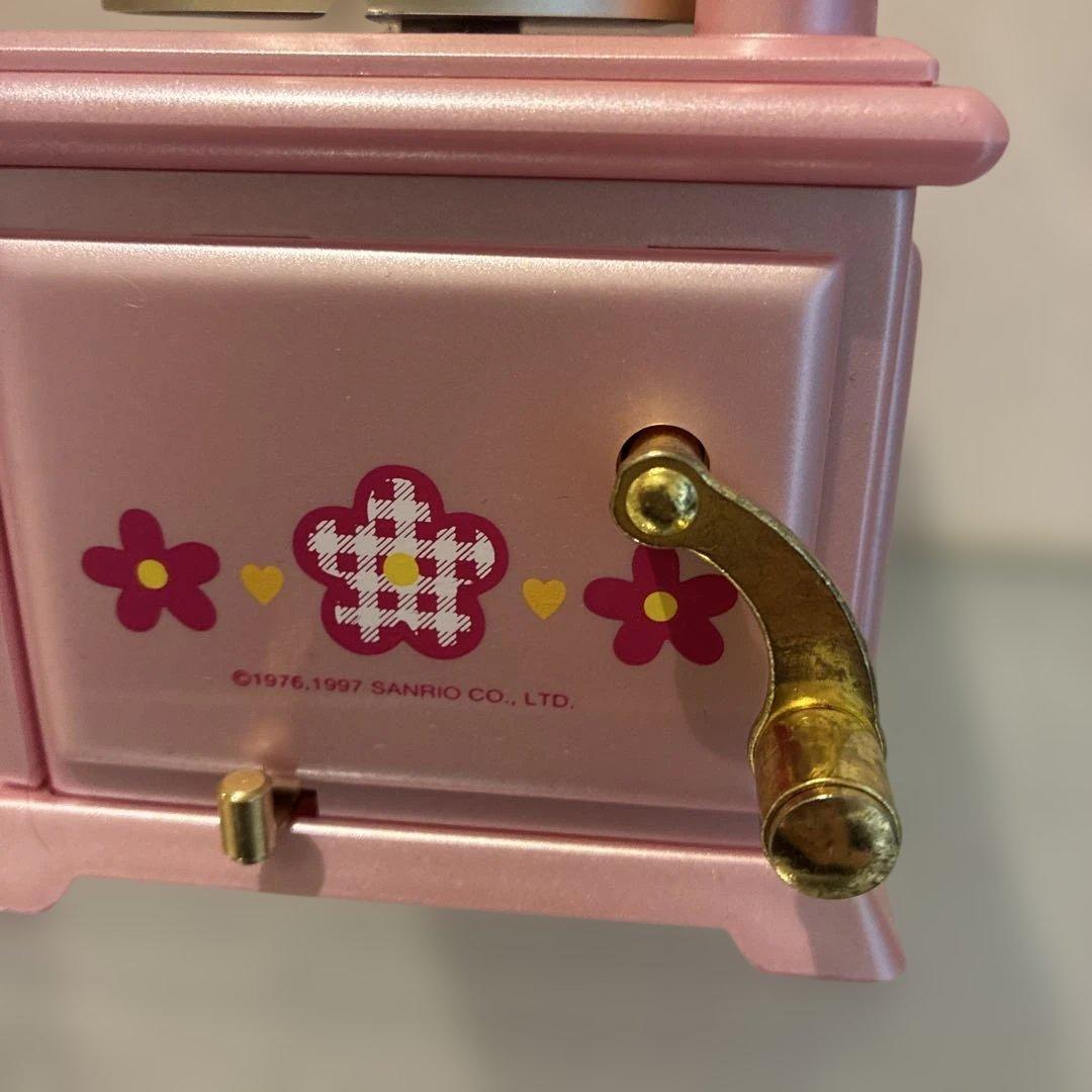 お値下げ！ハローキティ　オルゴール ジュエリーボックス　1997年製　レトロ