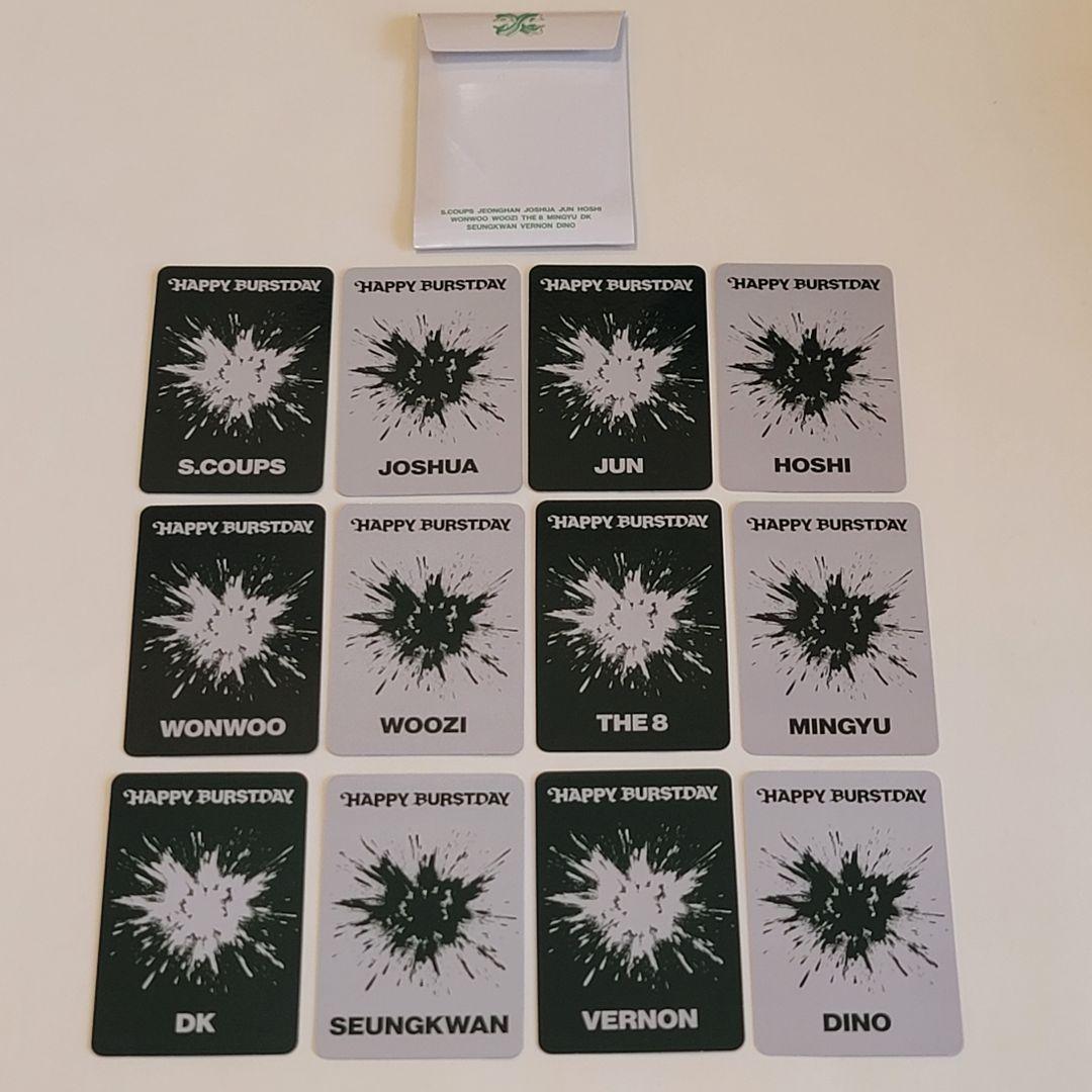 SEVENTEEN HAPPY BURSTDAY サノク トレカセット 公式品