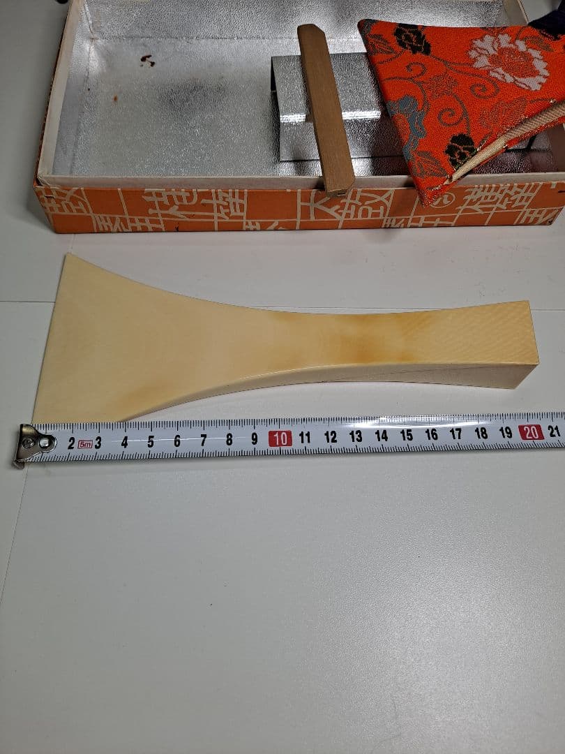 三味線 天然素材の高級バチ マンモス 牙 中古品