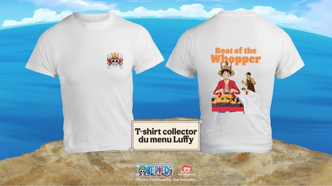 激レア　ワンピース　ONE PIECE　バーガーキング70周年 Tシャツ　ルフィ