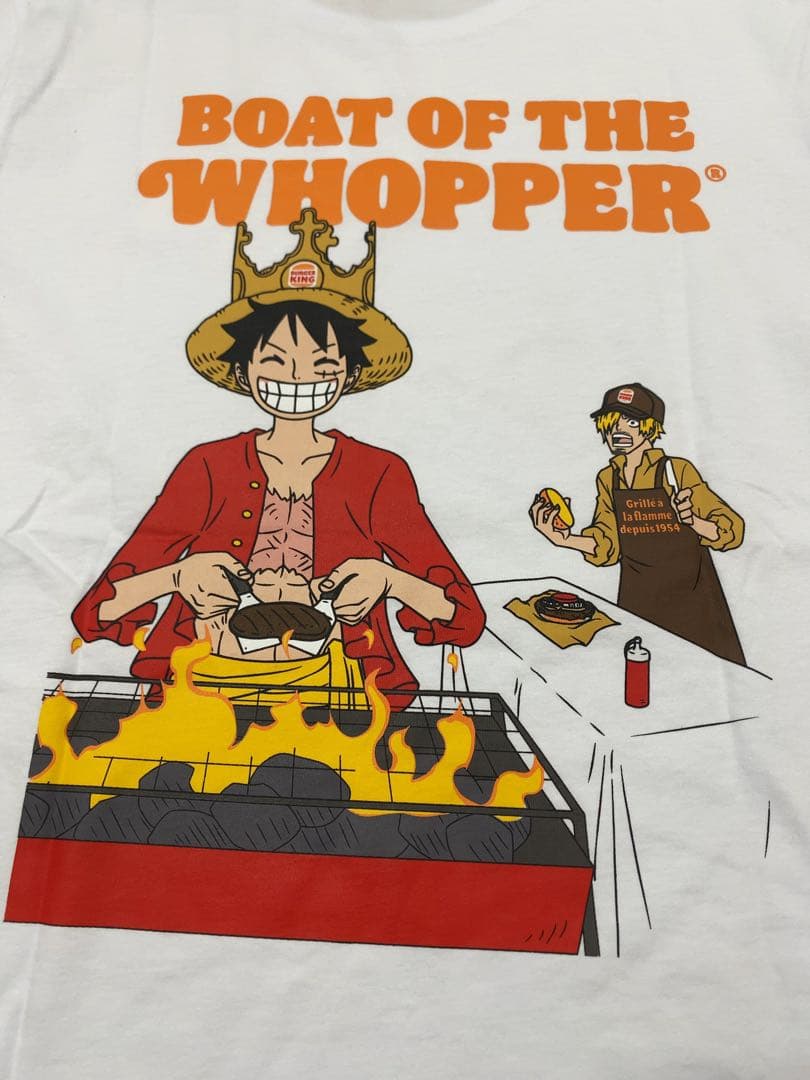 激レア　ワンピース　ONE PIECE　バーガーキング70周年 Tシャツ　ルフィ