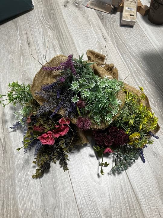 結婚式にて使用した造花花(16個)