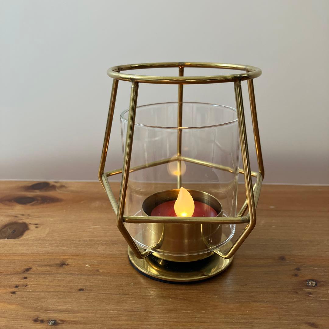 IKEA キャンドルホルダー LEDティーライト2個付き - メルカリ