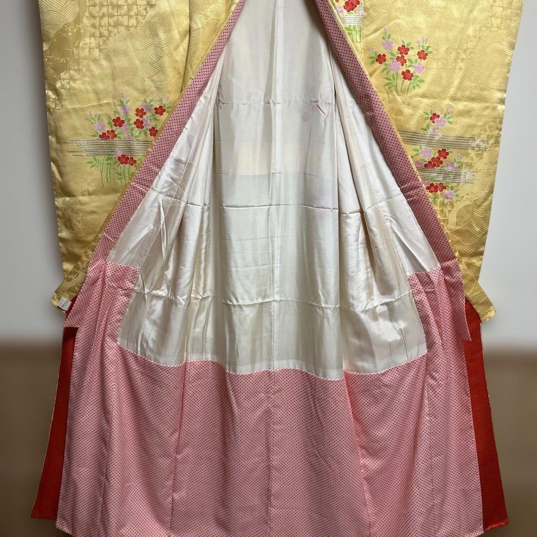 七五三　7歳　正絹着物　袋帯　小物セット　 比翼仕立て着物