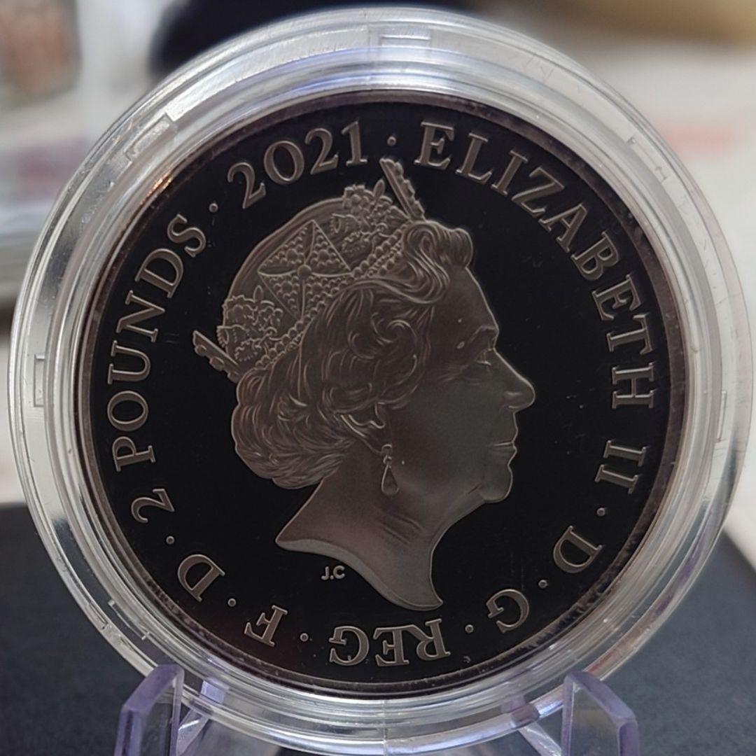 2021年 イギリス銀貨 2ポンド The Who ザ・フー 1オンス銀貨 silver999