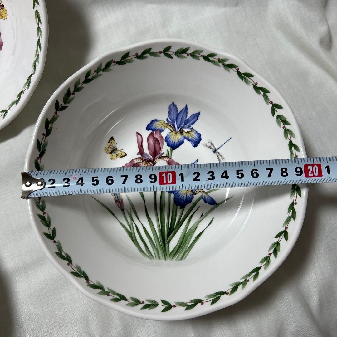 ノリタケ プリマチャイナ　ガーデンブリーズ　絵変わり大鉢　5個組