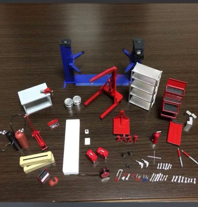 NO.26 1/24 フジミ ガレージ&ツール セット - メルカリ