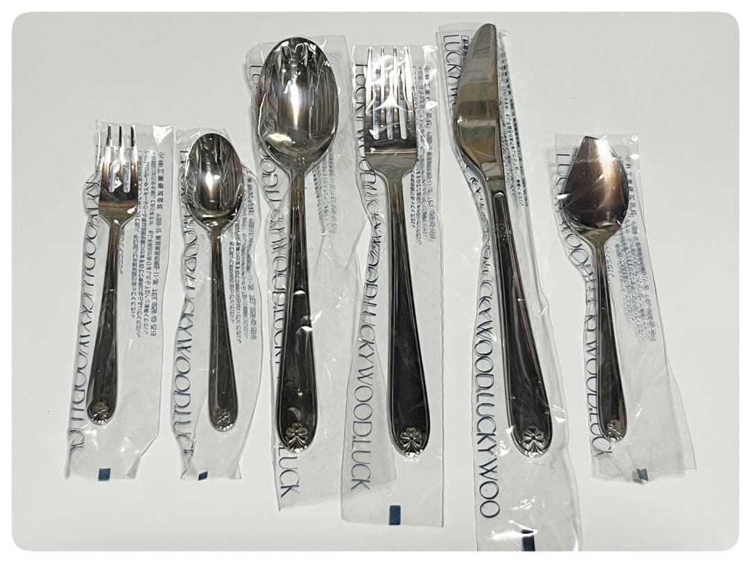 未使用品ラッキーウッド18-10】 カトラリー30本 箱には汚れ有り - メルカリ