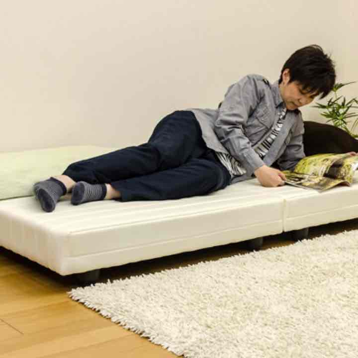 コンパクト脚付マットレス