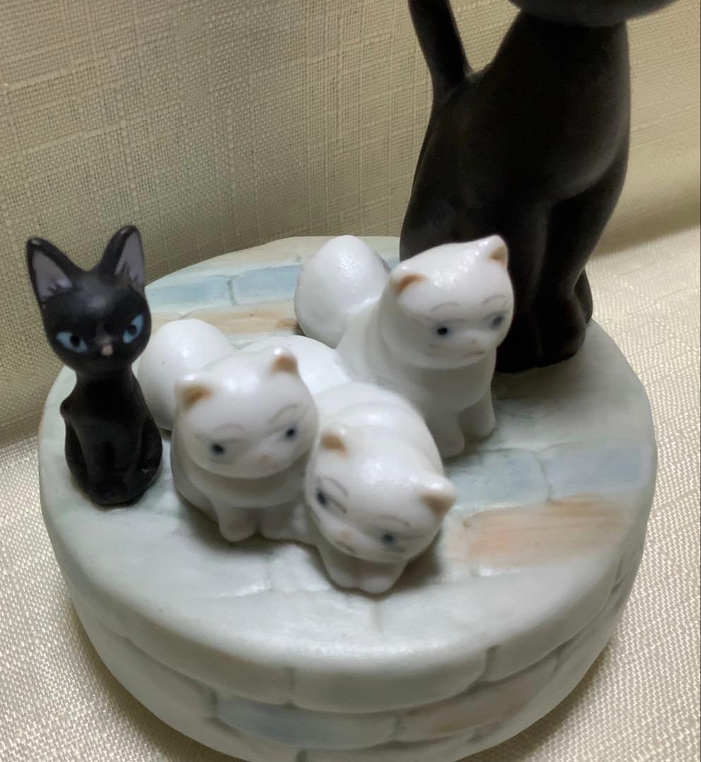 ［廃盤品・レア］ジブリ　魔女の宅急便のジジ一家　ジジと子猫たち　オルゴール