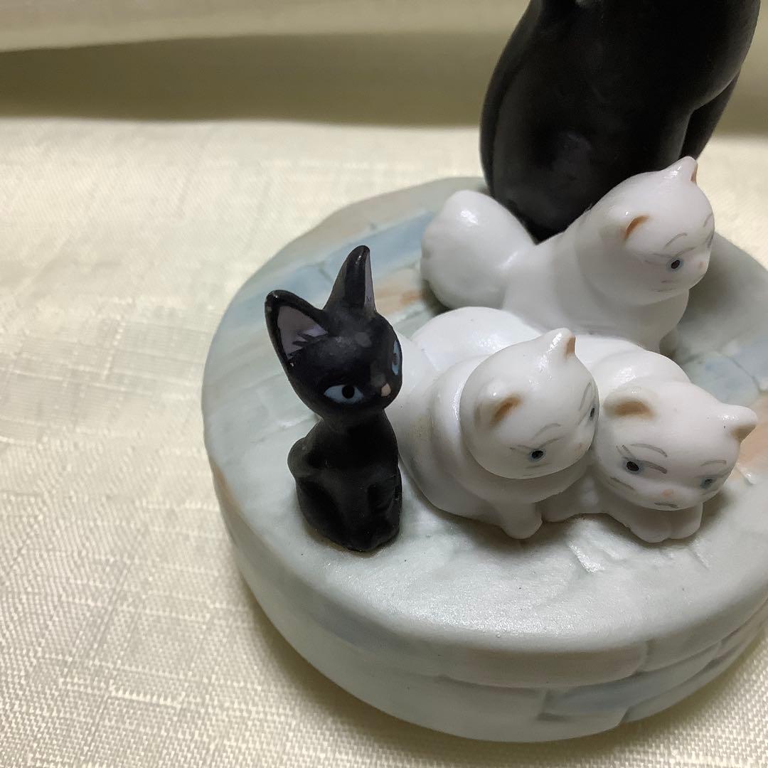 ［廃盤品・レア］ジブリ　魔女の宅急便のジジ一家　ジジと子猫たち　オルゴール