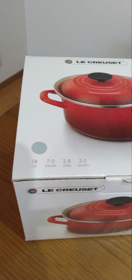 未使用　LE CREUSET キャセロール　casserole