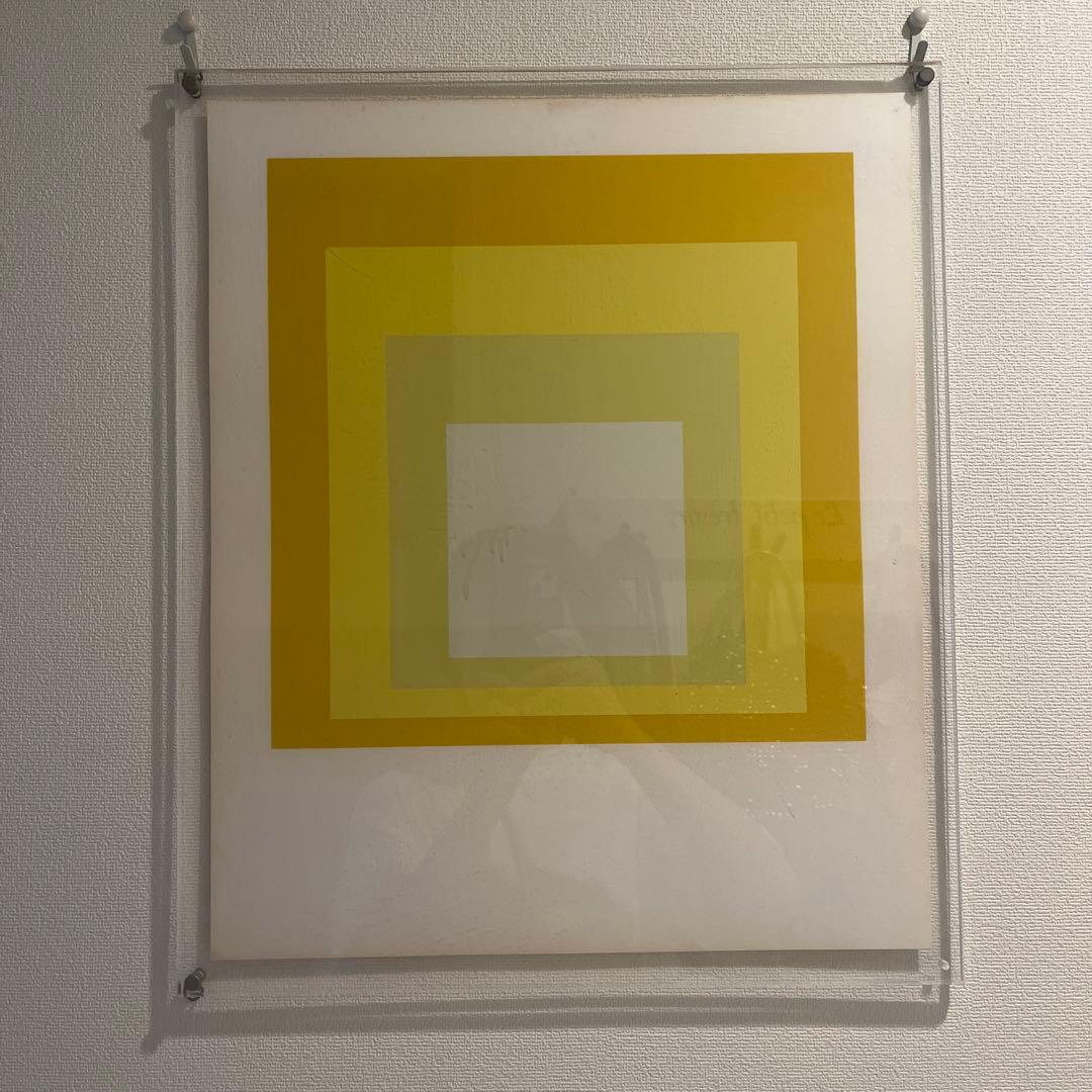 y*k様 Josef Albers作品❣️正方形賛歌❣️イエロー❣️現在も発売中
