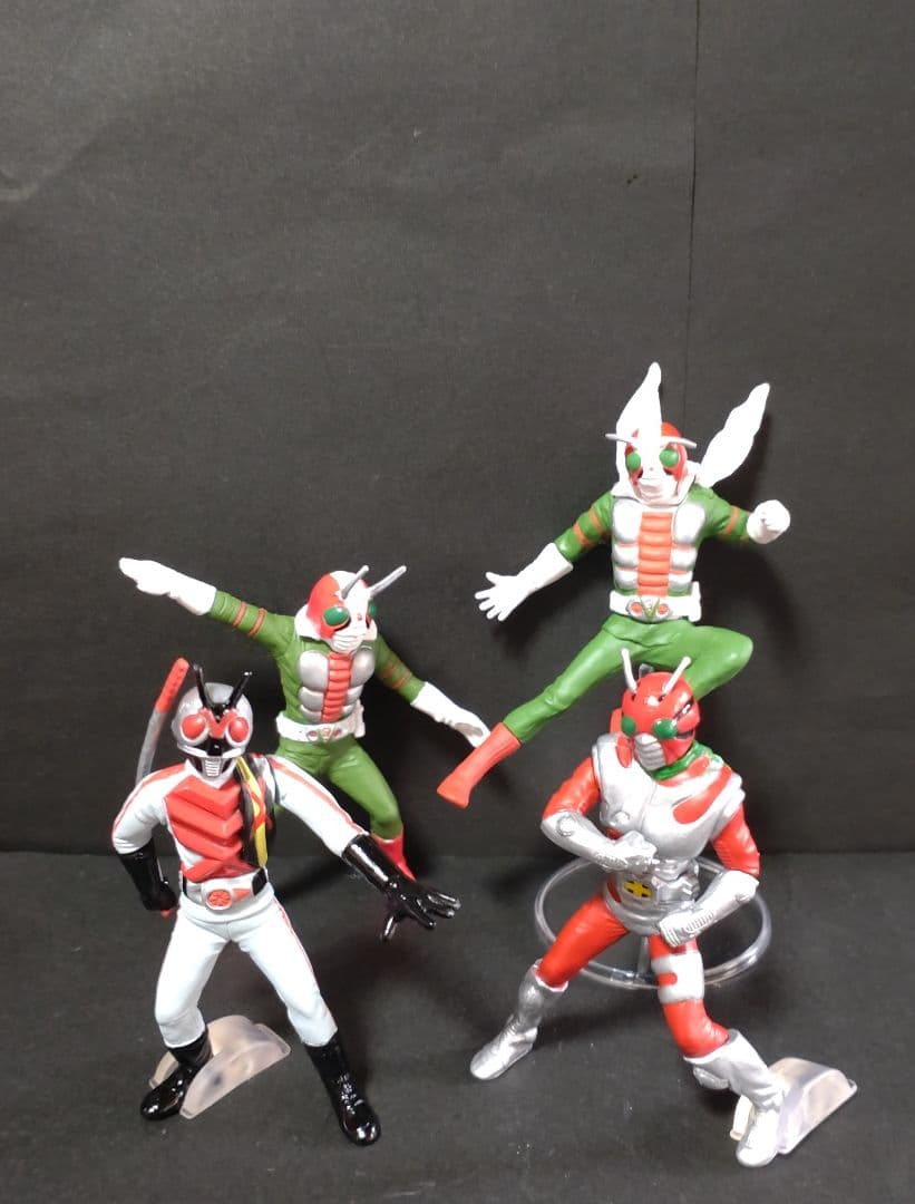 『希少』仮面ライダー21種類、怪人27種類（ガシャポン）サイクロン号1種類