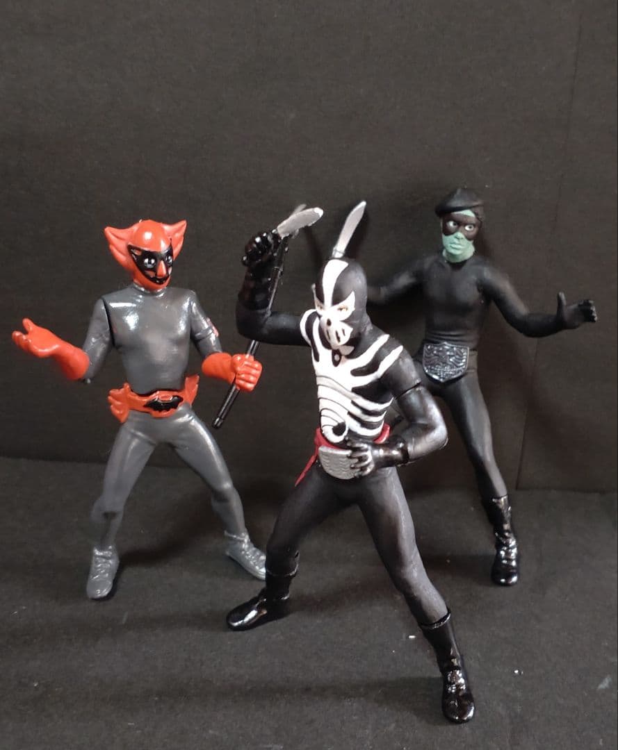 『希少』仮面ライダー21種類、怪人27種類（ガシャポン）サイクロン号1種類