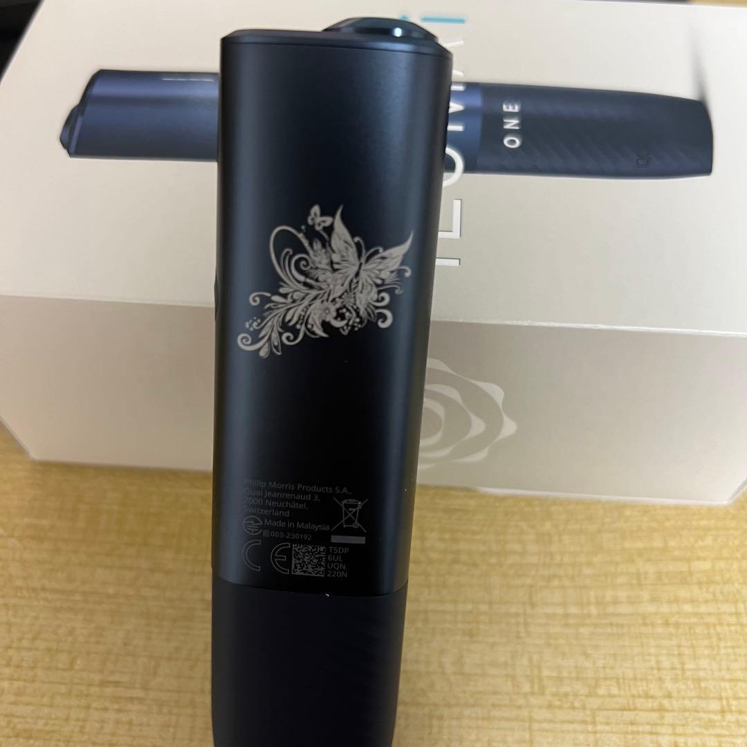 蝶々加工　iQOS ILUMA i ONE ブラック　アイコス イルマ イ　ワン