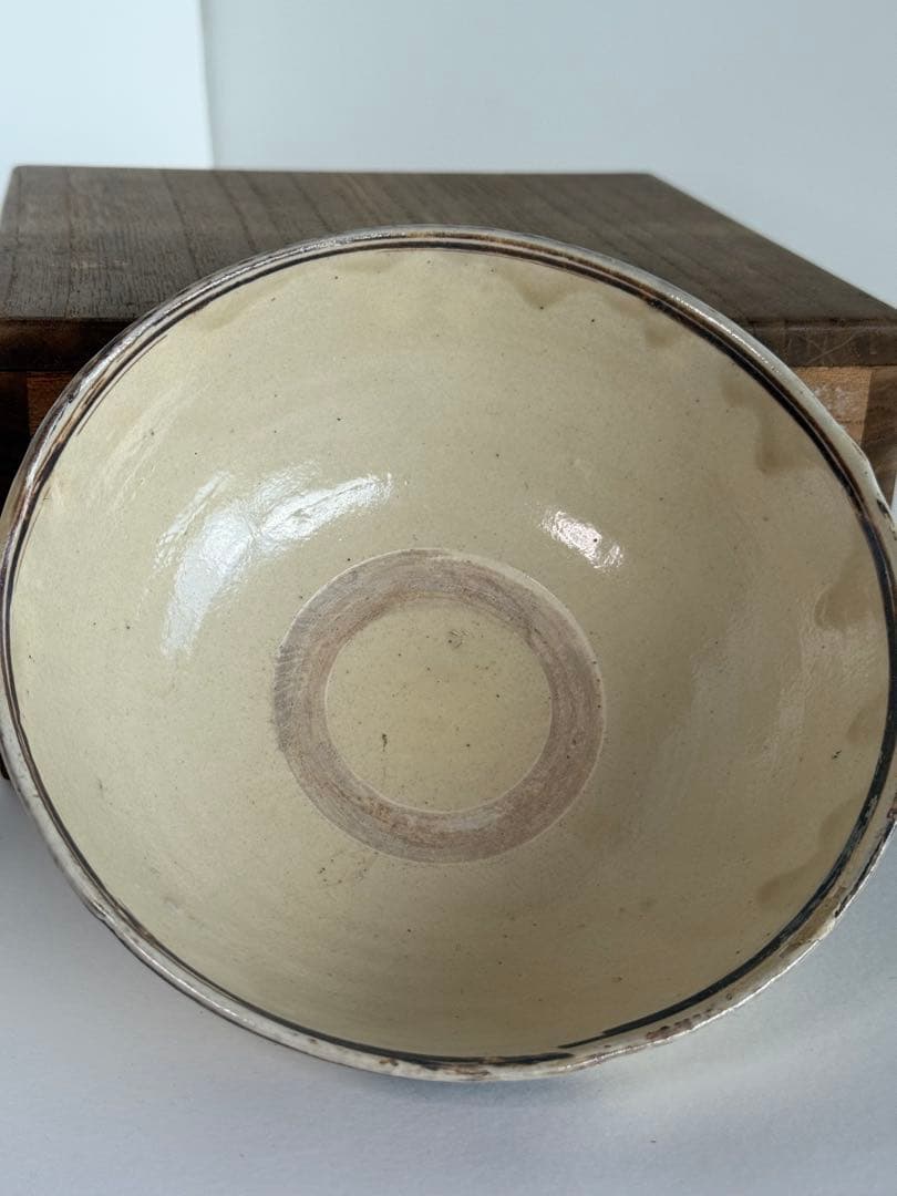 中国明磁州窯黒釉茶碗 直径約16.2㎝