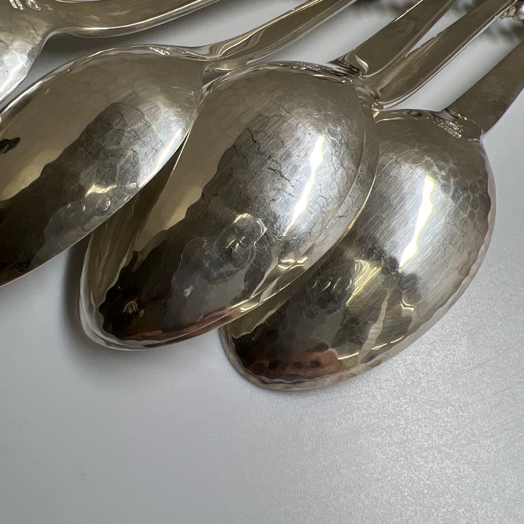 ジョージジェンセン　ブロッサムsterling925ディナースプーン6本　共袋付